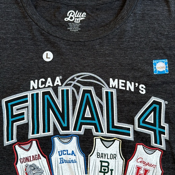 Men’s NCAA Final 4 dark gray t-shirt in size L - Picture 3 of 5